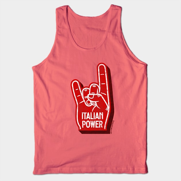 Malocchio Foam Finger Tank Top by ItalianPowerStore